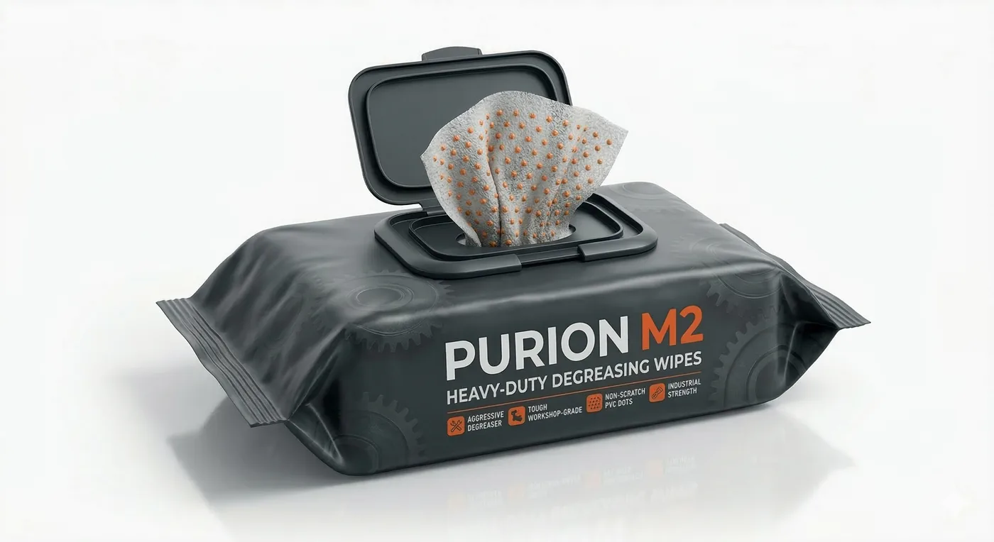 Purion M2 Heavy Soil Degreasing Wipes
