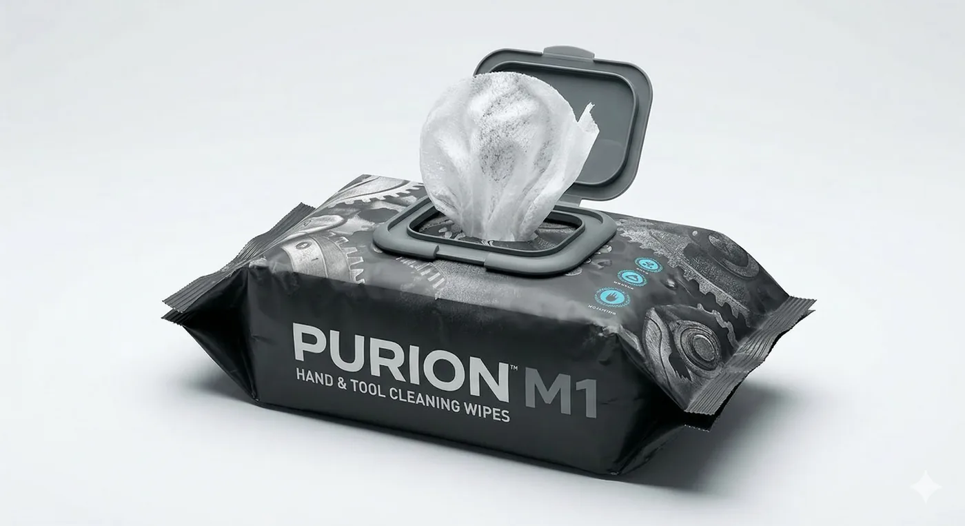 Purion M1 Hand and Tool Wipes